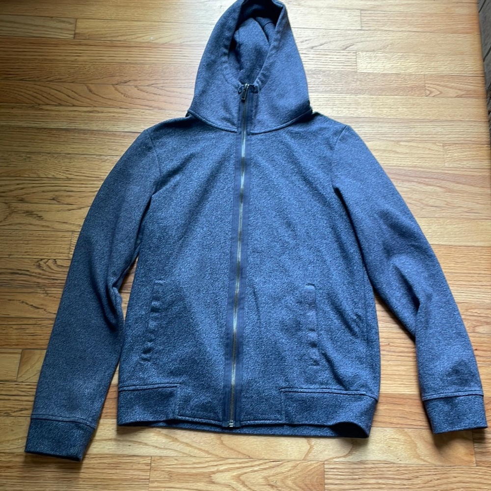 Soft Heather Blue Gray Hoodie